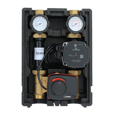 Pumpengruppe Mit Mischer DN25 – ESBE Mischer & Grundfos UPM3 130, Für Heizkreis