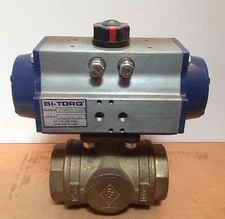 Bi-Torq IP3WT2075DAPN Air Actuator and Valve Assembly NEW