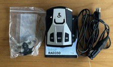 Cobra Electronics RAD 350 Radar and Laser Detector With Car Charger-Black/Silver