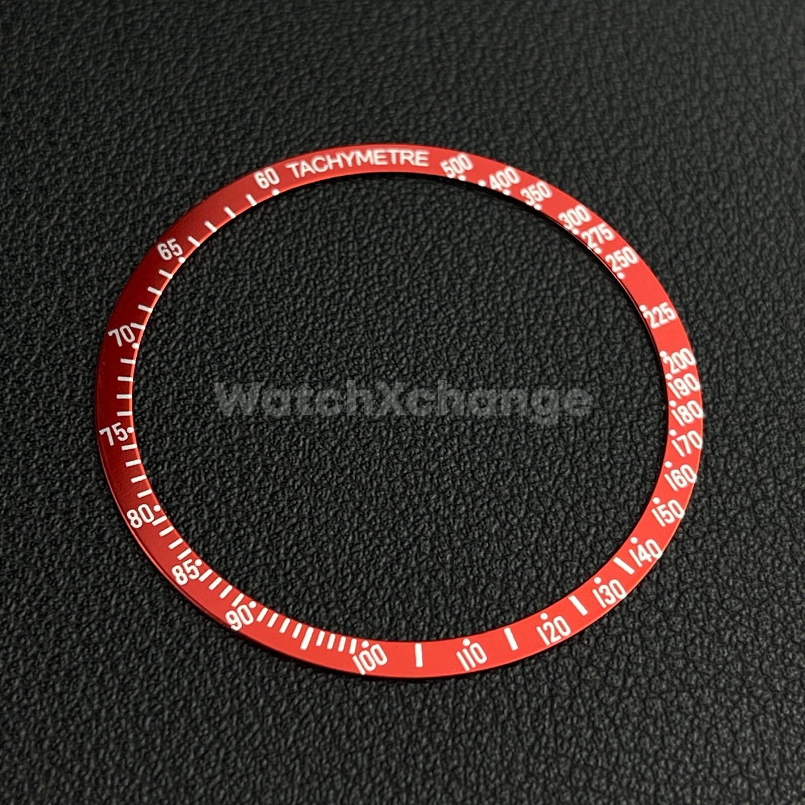 38.5mm Silver Insert Aluminium Bezel & Watches for Quartz Watch Red VK63 Flat - VintageWatches.PK 38.5mm Silver Insert Aluminium Bezel & Watches for Quartz Watch Red VK63 Flat - vintagewatches.pk