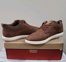 Levi's Confort Plantilla Zapatos Tenis Hombre Talla 9.5 Marrón Sintético Superior