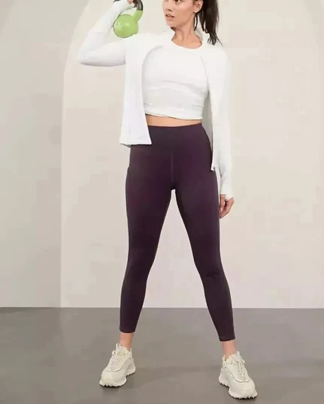 athleta altitude edge fleece lined stash high rise leggings