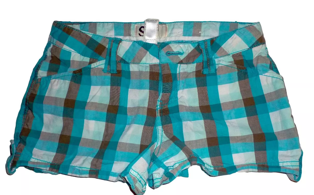 Tartan top shorts ladies