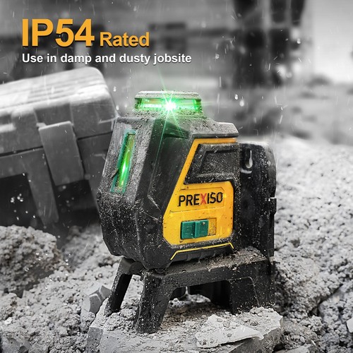PREXISO 360 Laser Level with Tripod - IP54 Rechargeable Wide Angle Laser, - Picture 6 of 9