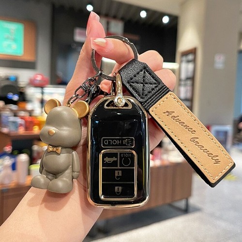 TPU Car Key Case Cover For Honda CRV EXL 2020 Passport Pilot 2017 CRV Keychain - Picture 4 of 10