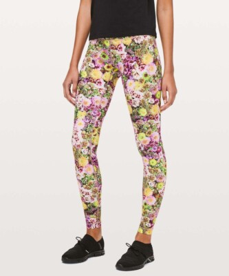 Lululemon Wunder Under High-Rise Tight Nulux Inflorescent Multi Floral  Size: