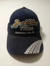 Bostic Truck Tires Oklahoma City Blue Strapback Hat Cap Adjustable