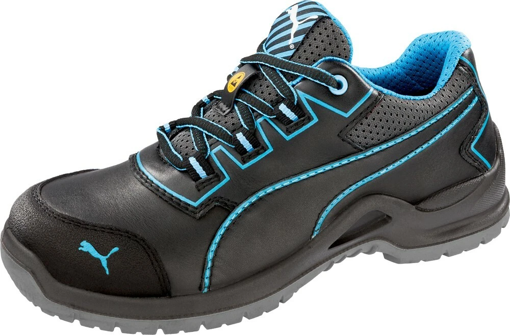 Puma Safety Damen Sicherheitsschuh Niobe Blue Low Wns S3 ESD SRC  Schwarz-Blau | eBay