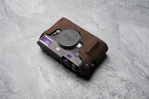 Genuine Real Leather Half Camera Case Bag Cover for Leica M10 M10P Handle - Picture 9 of 27