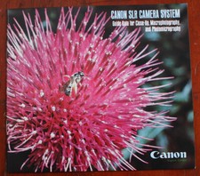 CANON SLR CAMERA SYSTEM GUIDE DATA, 1968/207698