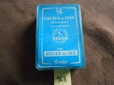 ♣️* Ancien jeu de cartes : Ancien jeu Héron 1970 environ