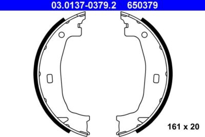 ATE Bremsbackensatz Hinten BMW 03.0137-0379.2
