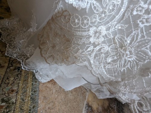 Demetrios Style 775 Wedding Dress + Veil - Picture 15 of 24