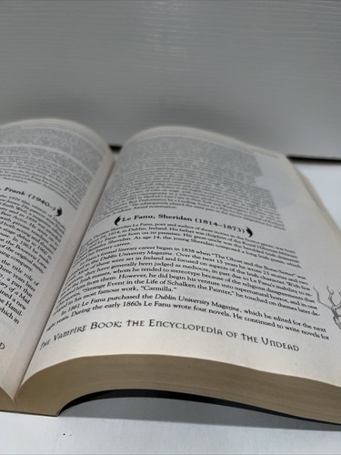 The Vampire Book: The Encyclopedia of the Undead by J Gordon Melton: Used - Picture 17 of 17