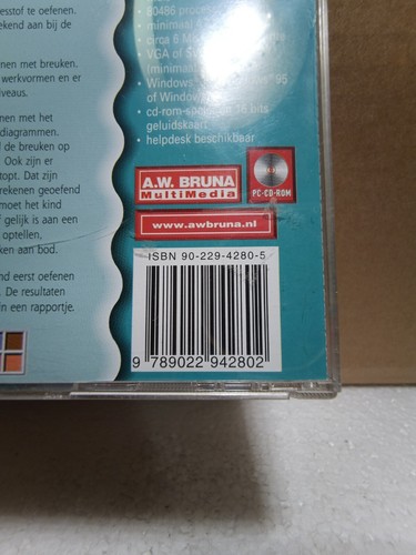 BreukenTrainer EDUROM PC CD-ROM Jewel Case, NEW, RETRO-VINTAGE! RARE - Afbeelding 4 van 4