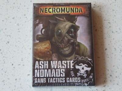 Games Workshop Necromunda Ascheabfälle Nomaden Gang Karten Pack Deck versiegelt Brandneu in Verpackung GW