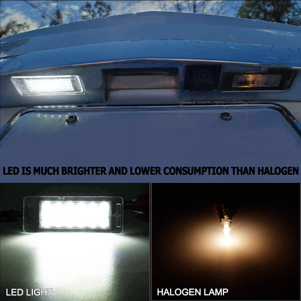 Luces de etiqueta de lámpara de matrícula LED para Chevy Corvette Cadillac Buick GMC 2012~20 Foto 4 de 4