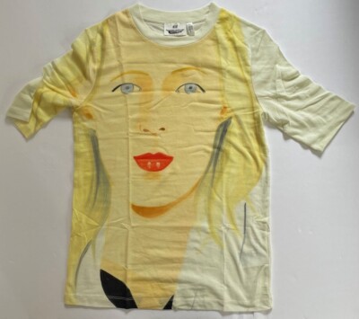 ALEX KATZ x H+M 'Elise' Women's Art T-Shirt with Printed Design Size 10 **NWOT**