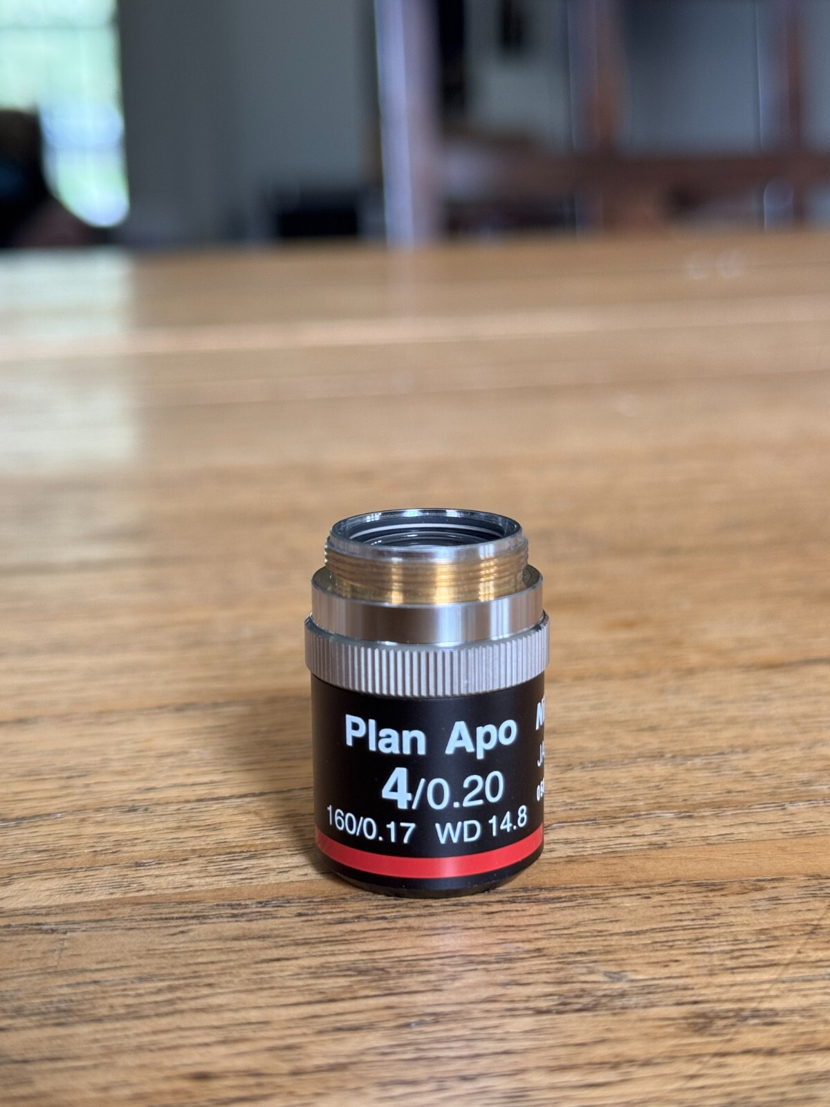 Nikon CF Plan Apo 4x/0.20 160/0.17 Microscope Objective | eBay
