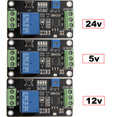 DC 5V/12V/24V Automation Delay Multifunction Self-lock Relay Cycle Timer Module
