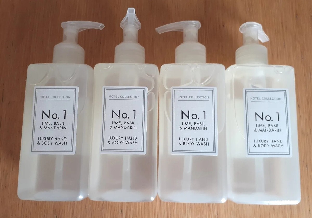 Aldi Hotel Collection No1 Lime, Basil Mandarin Hand Body Wash, 250ml - Main Image