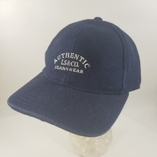 Vintage 90's Levi's Denim Snapback Embroidered Adult Adjustable Jean Hat Cap