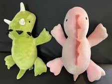 3.5 lb Weighted Stuffed Dinosaur Plush for Anxiety 24" | Giant Dino Animal Throw