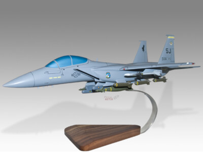 McDonnell Douglas F-15E Strike Eagle USAF Seymour Johnson AFB Solid Wood Model