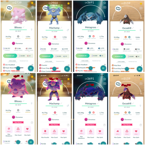 Pokémon Go | Dmax Metagross, Excardril, Machamp, Blissey lv40 unlock3Moves Trade - Picture 2 of 16
