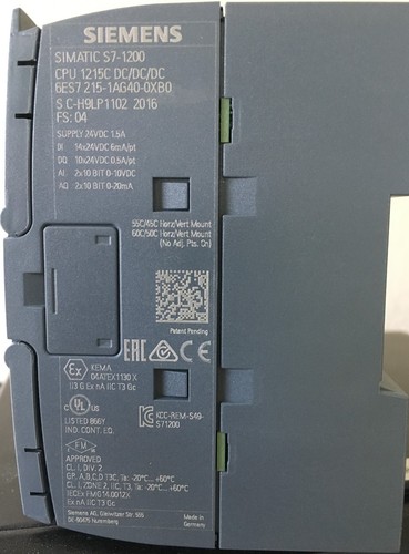 b0 simatic s7-1200, cpu 1215c, compact cpu, dc/dc/dc, 2 profinet