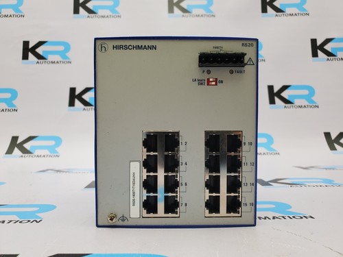 Interruptor de riel de 16 puertos Hirschmann RS20-1600T1T1SDAUHH 6-60VDC 50/60Hz *LEER* - Imagen 2 de 5