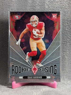 2024 Panini Phoenix - Rookie Rising Isaac Guerendo #RR-IGO (RC) Pandora 49ers