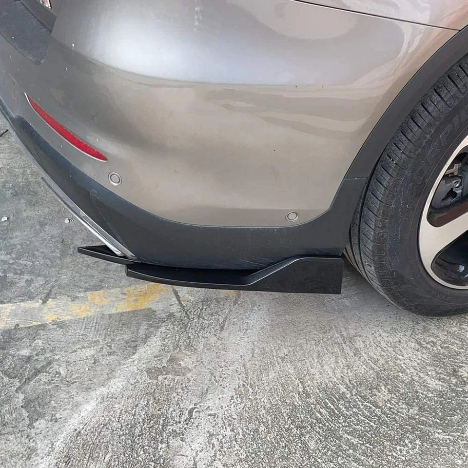 For Lexus IS200t IS300 IS350 Black Rear Side Splitter Corner Apron Spat Diffuser Foto 3 de 4