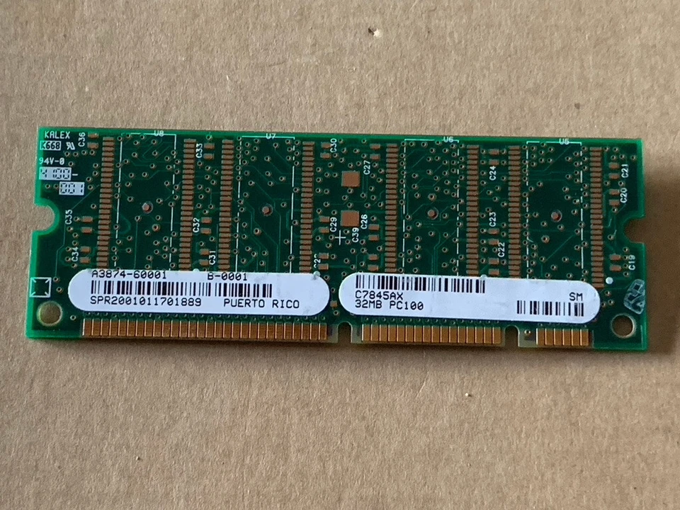 1 Pc (32Mb) HP Memory Module C7845AX A3874-60001 for HP LaserJet Printers - Image 2 of 4