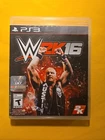 WWE 2K16 (Sony PlayStation 3, 2015) PS3 Complete In Box CIB With Manual & Insert