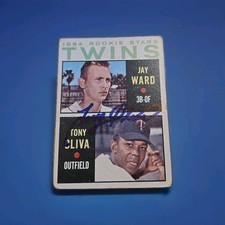 1964 Topps Rookie Stars Tony Oliva Card No. 116 Auto Signed Autograph . rookie card picture