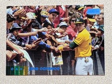 2020 Stadium Club Jose Canseco 35/50 Blue Foil Parallel #146 Oakland A's