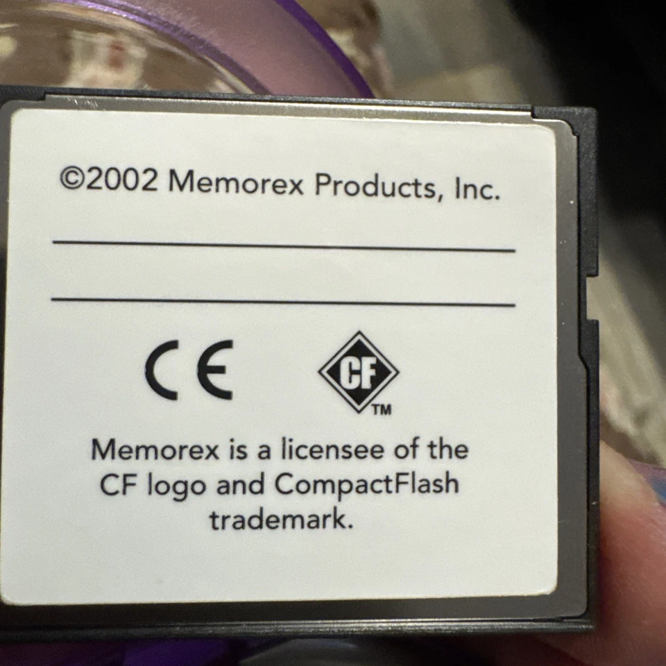 Vtg Memorex 512MB CompactFlash Memory Card May Be Used Or New - Image 4 of 4