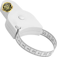 Body Tape Measure 60" Self-Tightening Ruler for Tailor, Fitness, Health Tracking