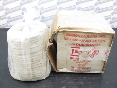 #ad DURCON AR312 3 8quot; RED STRIP ACID RESISTING PACKING YARD 118 ft NEW in BOX $99.50
