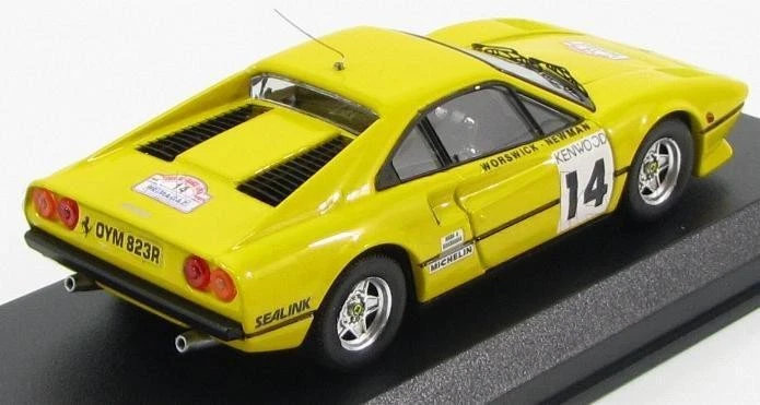 1/43 BEST MODEL FERRARI 308 GTB COUPE N 14 TOUR DE FRANCE 1985 WORSWICK - NEWMAN - Immagine 2 di 3