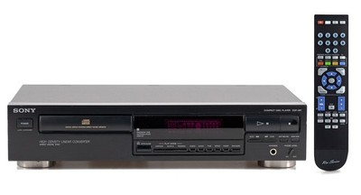 Sony CDP-397 CD Player schwarz mit Fernbedienung / gewartet 1 Jahr Garantie [2]