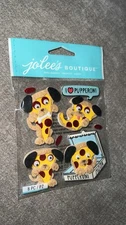 Rare! Jolee's Boutique PUPPERONI PIZZA Dimensional Stickers