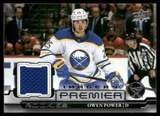 2022-23 Upper Deck Premier #PDJR-OP Owen Power Premier Rookies Jersey #/300