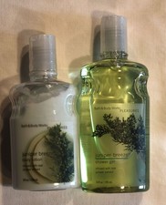 Bath  Body Works JUNIPER BREEZE Shower Gel / Body Lotion VERY RARE Sealed 