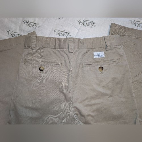Vineyard Vines By Shep And Ian | Size 14 | Boys Stretch Breaker Tan Straight Leg - Picture 4 of 10
