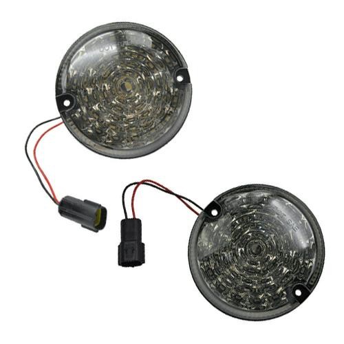 Complete Smoked LED Light Lamp Upgrade Kit Fit For Land Rover Defender 90 110 jd - Picture 3 of 7