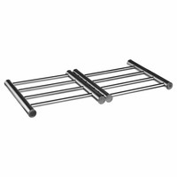 5Five Simply Smart Ausklappbarer Topfuntersetzer, Edelstahl, Kunststoff, 23-39Cm