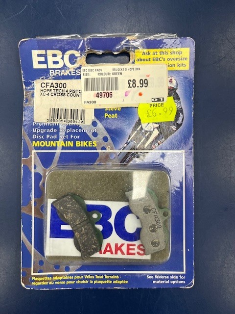 EBC DISC PADS HOPE TECH 4 PISTON XC-4 CROSS COUNTRY