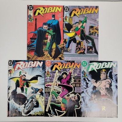 Robin #1-5 Complete Set 1991 DC Comics Comic Book Lot of 5 #1 2 3 4 5 Tim Drake